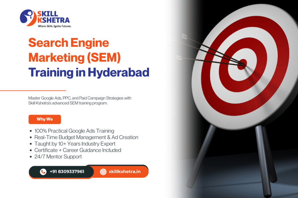 Search Engine Marketing (SEM) Course in Hyderabad